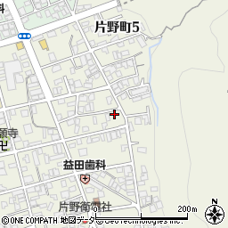 岐阜県高山市片野町5丁目100周辺の地図