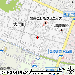 埼玉県加須市大門町13-22周辺の地図
