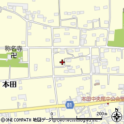 埼玉県深谷市本田1932周辺の地図