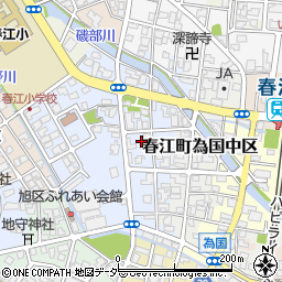 福井県坂井市春江町為国西の宮8周辺の地図