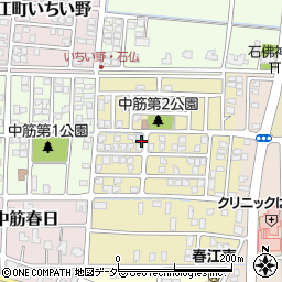 福井県坂井市春江町中筋北浦73周辺の地図