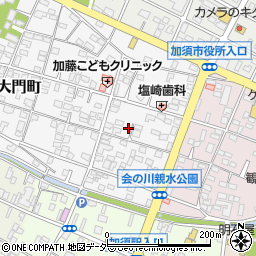 埼玉県加須市大門町3-8周辺の地図