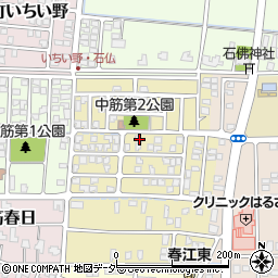 福井県坂井市春江町中筋北浦70周辺の地図