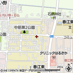 福井県坂井市春江町中筋北浦64周辺の地図