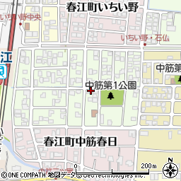 福井県坂井市春江町中筋大手137-1周辺の地図