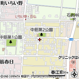 福井県坂井市春江町中筋北浦72周辺の地図