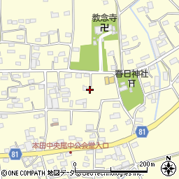 埼玉県深谷市本田1955-4周辺の地図