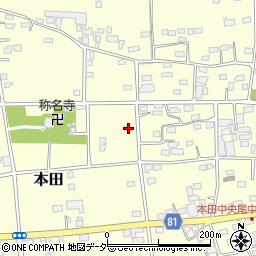 埼玉県深谷市本田1839周辺の地図