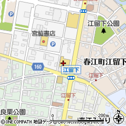 クスリのアオキ春江店周辺の地図
