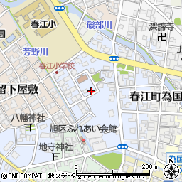 福井県坂井市春江町為国西の宮33周辺の地図