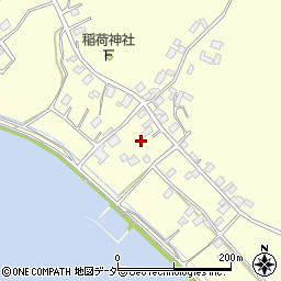 茨城県行方市八木蒔90-1周辺の地図