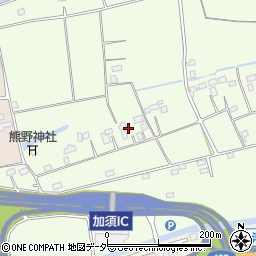 埼玉県加須市北篠崎184周辺の地図