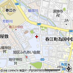 福井県坂井市春江町為国西の宮17周辺の地図