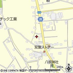 茨城県常総市崎房968周辺の地図