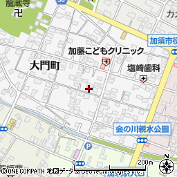 埼玉県加須市大門町9-4周辺の地図