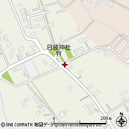 茨城県常総市岡田585-1周辺の地図