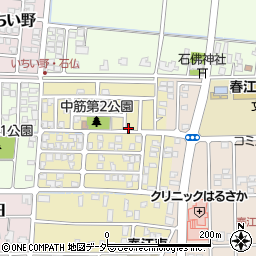 福井県坂井市春江町中筋北浦54周辺の地図