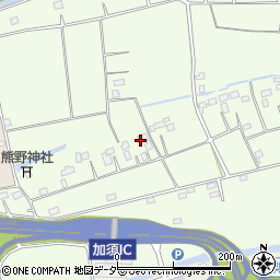 埼玉県加須市北篠崎185周辺の地図