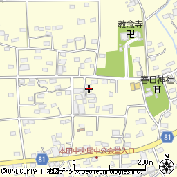 埼玉県深谷市本田1951周辺の地図