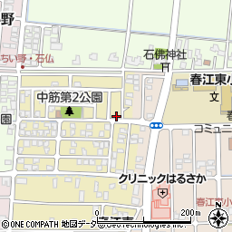 福井県坂井市春江町中筋北浦63周辺の地図