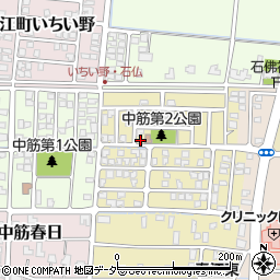 福井県坂井市春江町中筋北浦50周辺の地図