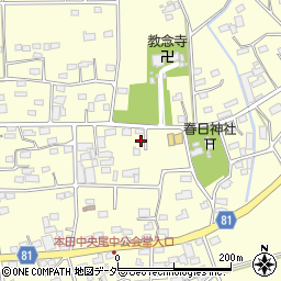 埼玉県深谷市本田1955周辺の地図
