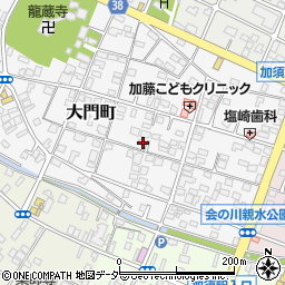 埼玉県加須市大門町9-8周辺の地図
