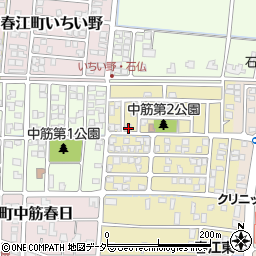 福井県坂井市春江町中筋北浦32周辺の地図