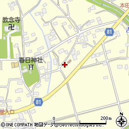 埼玉県深谷市本田2173周辺の地図