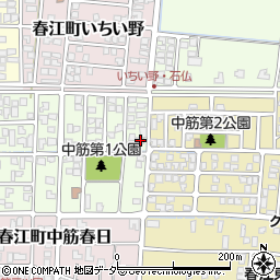 福井県坂井市春江町中筋大手6-2周辺の地図