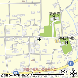 埼玉県深谷市本田1951-1周辺の地図