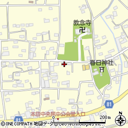 埼玉県深谷市本田1952周辺の地図