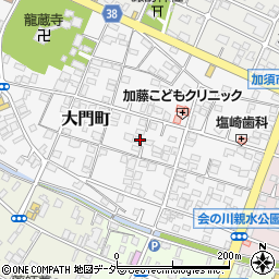 埼玉県加須市大門町9-7周辺の地図