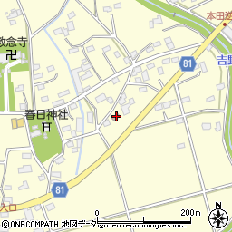 埼玉県深谷市本田2177周辺の地図