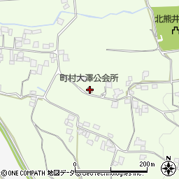 町村大沢公会所周辺の地図