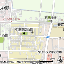 福井県坂井市春江町中筋北浦56周辺の地図