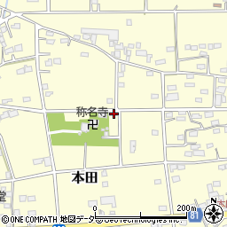 埼玉県深谷市本田1833周辺の地図