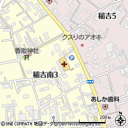 コメリハード＆グリーン千代田店周辺の地図