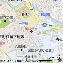 福井県坂井市春江町為国西の宮54周辺の地図