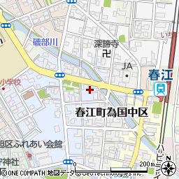 福井県坂井市春江町為国西の宮6周辺の地図