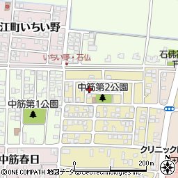 福井県坂井市春江町中筋北浦48周辺の地図