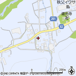 埼玉県秩父郡長瀞町岩田548周辺の地図