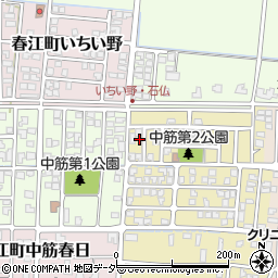 福井県坂井市春江町中筋北浦27周辺の地図