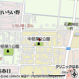 福井県坂井市春江町中筋北浦45周辺の地図