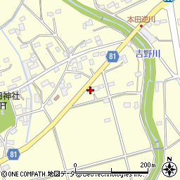 埼玉県深谷市本田3977周辺の地図