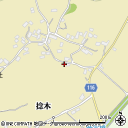 茨城県行方市捻木255周辺の地図
