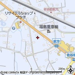 熊谷佐谷田郵便局周辺の地図