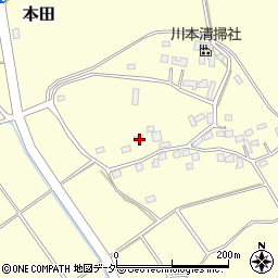 埼玉県深谷市本田983-3周辺の地図