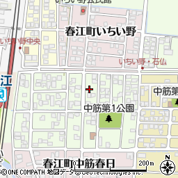 福井県坂井市春江町中筋大手46-1周辺の地図