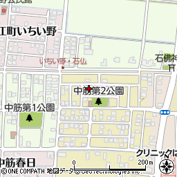 福井県坂井市春江町中筋北浦38周辺の地図